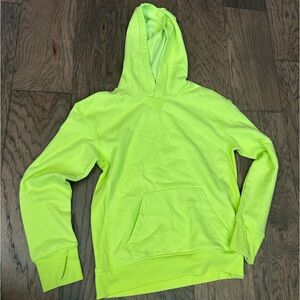 All in Motion lime green hoodie